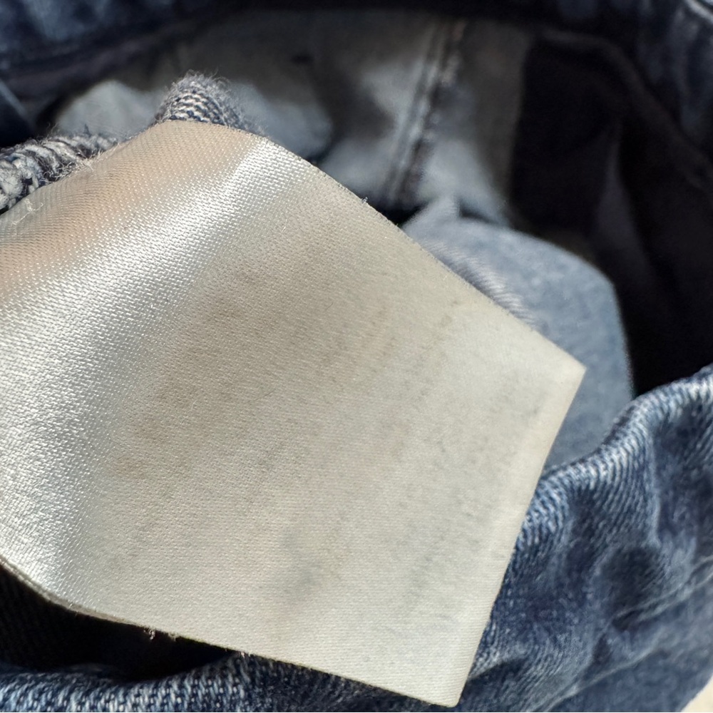 Sezane Dark Blue Wide Leg Jeans - Picture 8 of 10